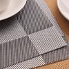 MENGTING Table Mat Tea Table Mat Heat-resistant PVC Western Mat Table Mat Cup Mat 4-pack 45*30cm 3034