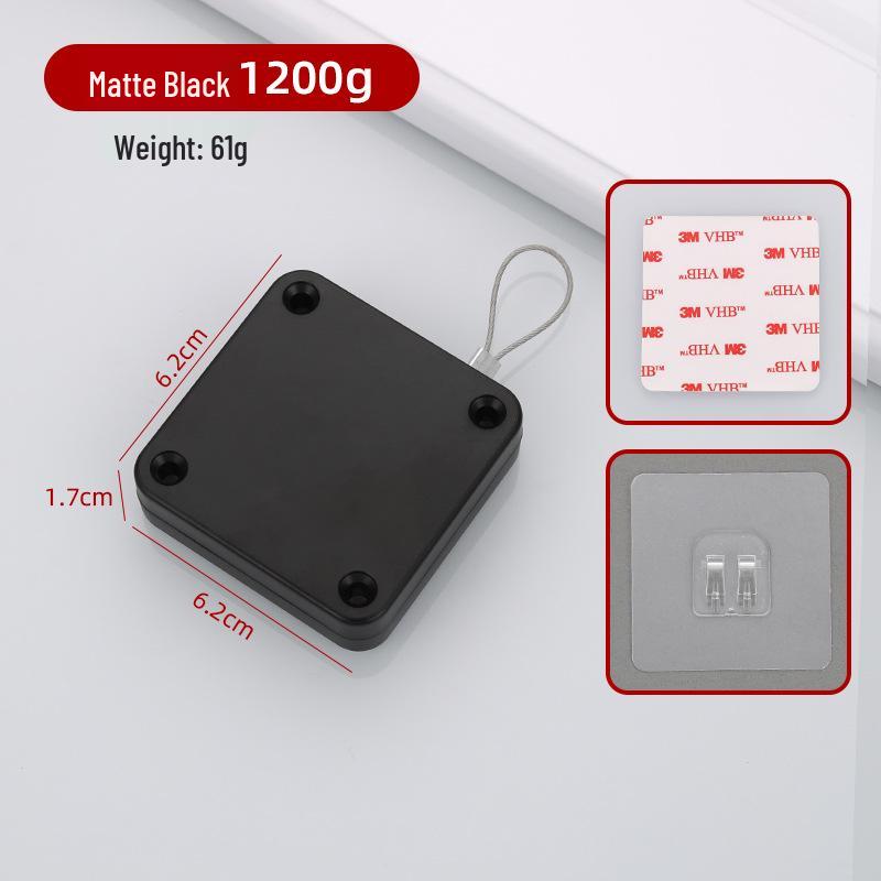 Silent Automatic Punch-Free Door Closer with Buffer