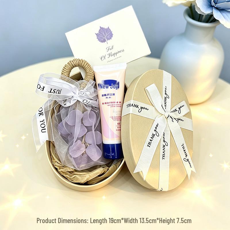 Handmade Grape-Scented Crystal Gem Soap for Christmas Gifts