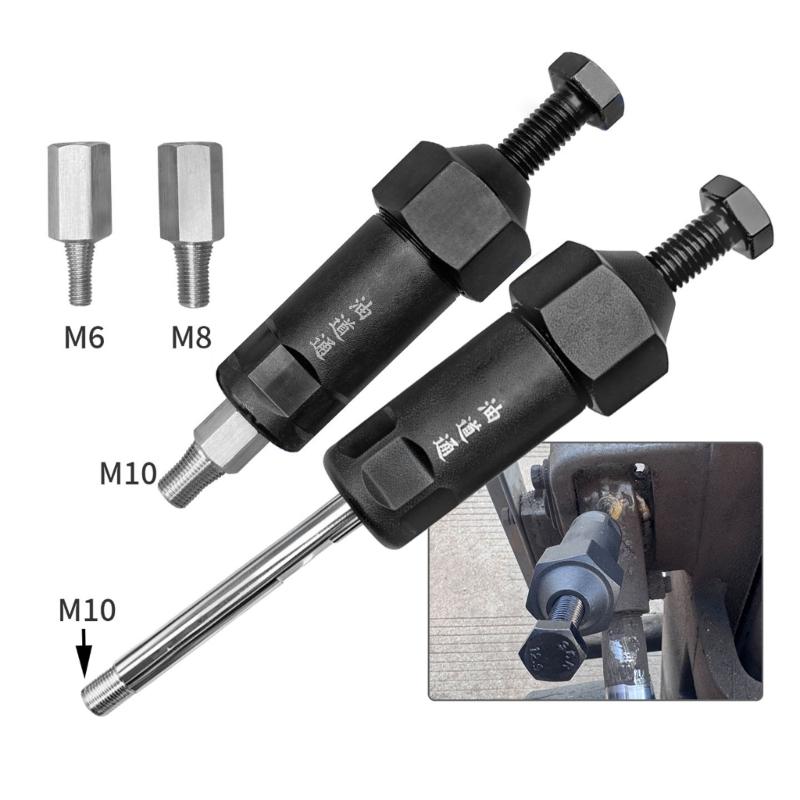 Metal Lubrication Fitting Service Tool with Thread End for Equipment Care, Manual Passage Cleaner for Garage Use