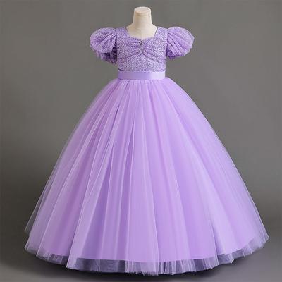 Vestido de Niña Vestido de Princesa Vestido de Anfitriona Día del Niño Vestido
