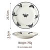 Butterfly Ceramic Dinner Plate