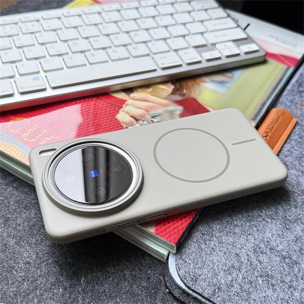 Ultra Thin Solid Color Magnetic Wireless Charging Matte Case For VIIVO X200 Ultra X200 Pro MINI X200S Slim Hard PC Phone Cover