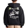Off-White Industrial Over Hoodie Black/White Men Tops OMBB037F22FLE0081001