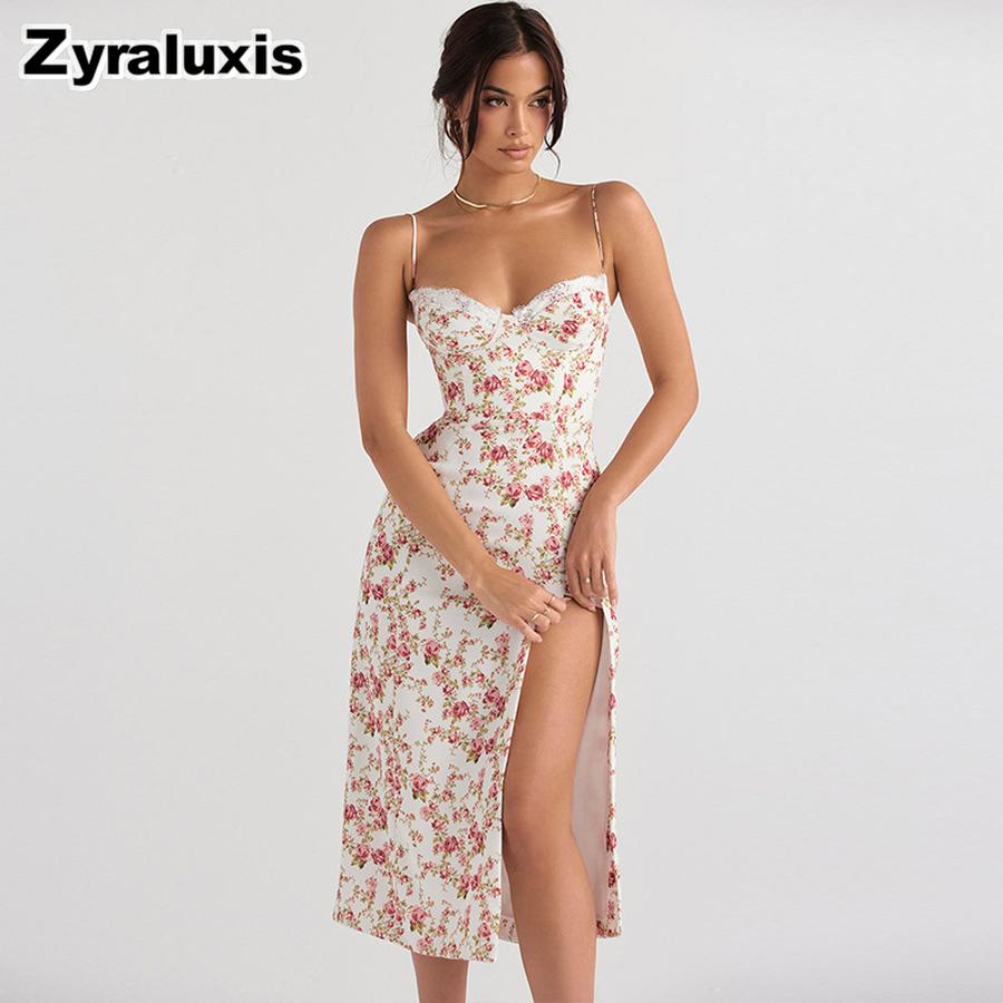 Summer Hot Sale New Small Floral A-Line Swing Dress for Women