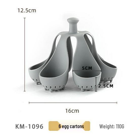 In-Stock Silicone Egg Cooker - Creative Kitchenware Steamed Egg Holder Gadget