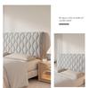 Lux Quilted Bed Headboard Cover: Thick, Soft Padding for Wood Backrest – Universal, All-Season Dust Cover.