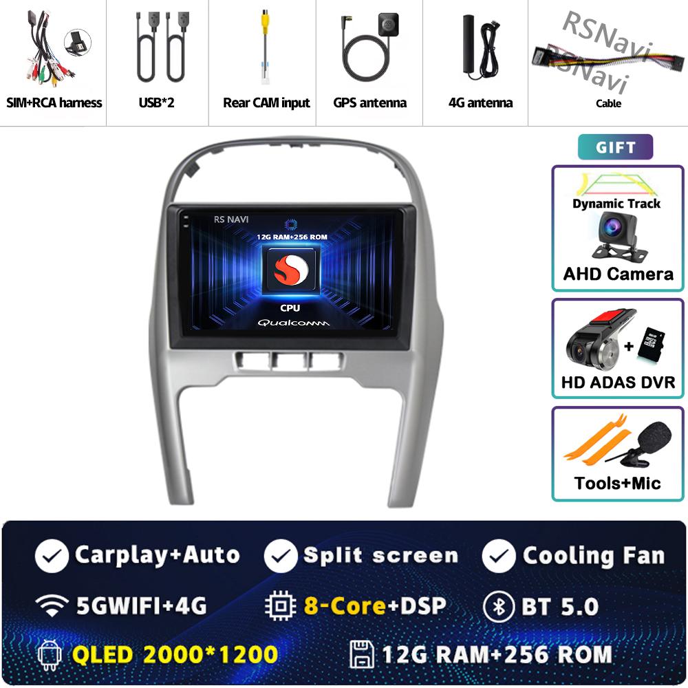 Android 14 Carplay Auto For Chery Tiggo 3 2009-2013 Car Radio DSP 4GWIFI GPS Navigation Player Multimedia Srereo Video 360Camera