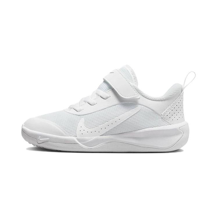 

Nike Omni Multi Court Slip Resistant Cushioning Abrasion Resistant Low top Kids Lifestyle Shoes White DM9026-100 28