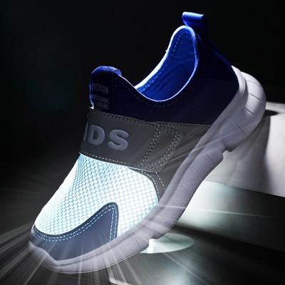 Boys' Shoes, Children's Slip-on Shoes, Summer Mesh Breathable Sports Shoes, Girls' Mesh Shoes, Medium and Large Children's Slip-on Shoes