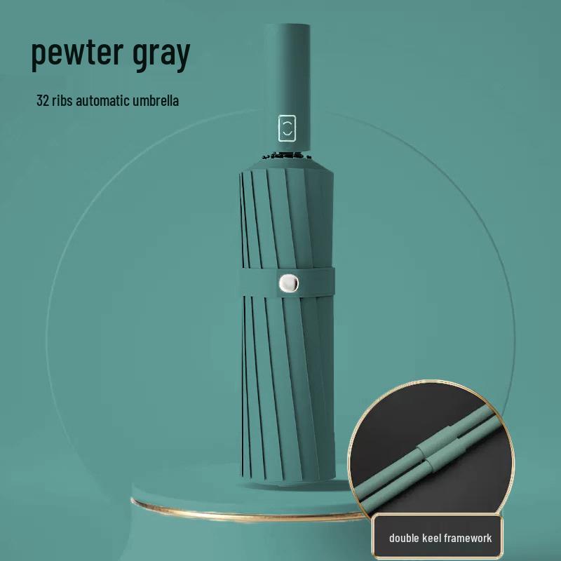72-Rib Automatic Windproof UV Protection Umbrella: Extra Large, Foldable, Rain or Shine