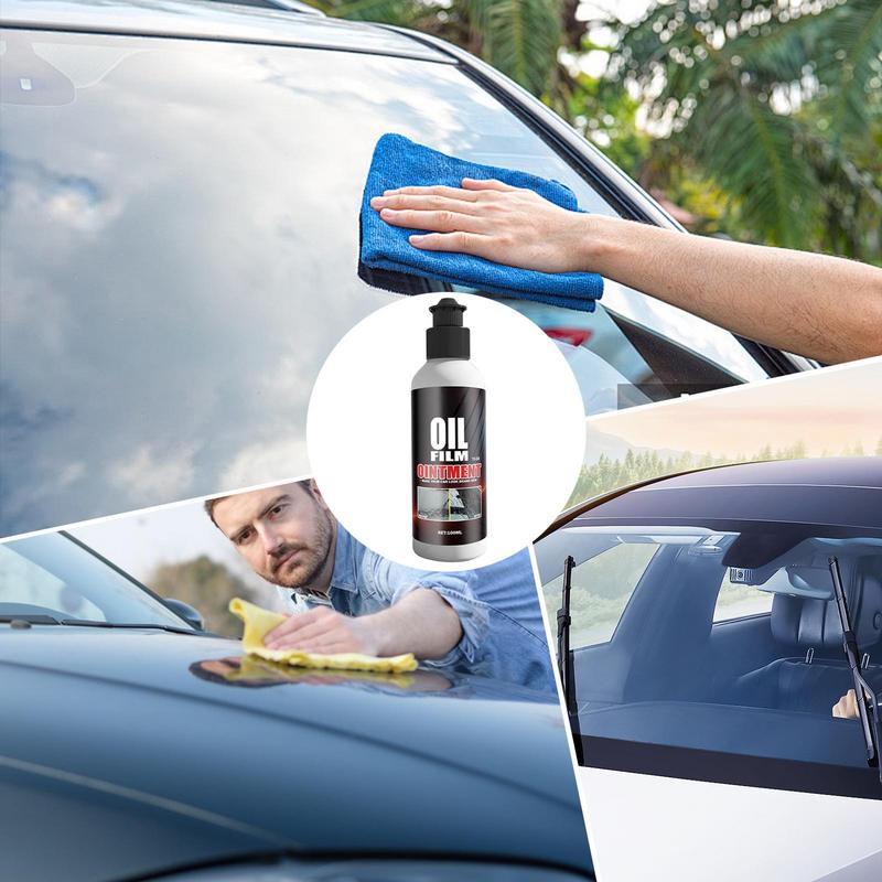 Car Windshield Cleaner Car Windshield Oil Film Remover Invisible Car Window Cleaner Gentle Automotive Glass Cleaner For All