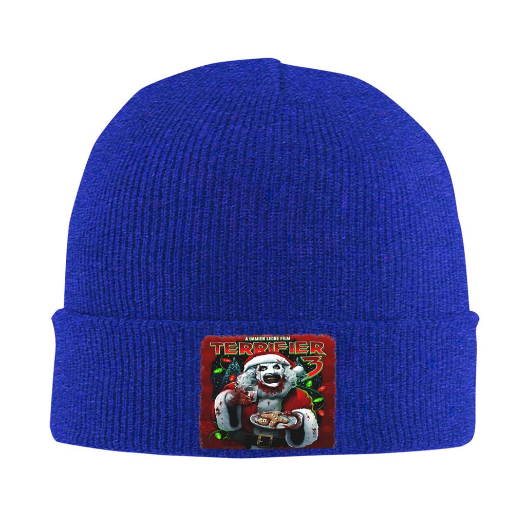 Terrifier 3 Christmas Knit Hat Trendy Caps Unisex Adult Outdoor Sport Beanie Hats Spring Graphic Warm Bonnet Hats