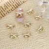 Charms 3D para Nail Art de Cavalo Dourados Prateados Decorações de Unhas em Forma de Animal Acessórios de Manicure DIY Para Design de Unhas da Moda
