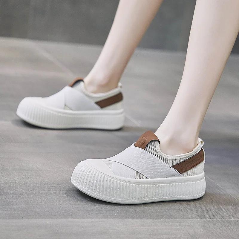 New Casual Sneakers Women Summer New In Sports Running Shoes Woman Comfort Slip-on Flat Sneaker Zapatos De Mujer Size 35-40
