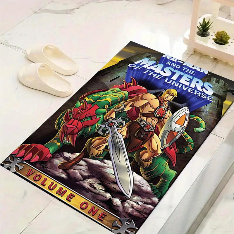 1Pc Heman Masters Universe Rug, Office Carpet Indoor Outdoor Doormat, Non-Slip, Comfortable, Living, Christmas Halloween, Xmas Gift L1197