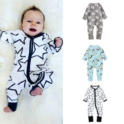 Toddler Infant Baby Boys Girls Romper Jumpsut Playsuit Long-sleeves Pants Romper Outfits