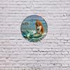 Vintage Mermaid Aluminum Wall Art Home Cafe Decor Halloween Gift