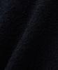 BLOND9 Tail Yarn Coloration Short Sleeve Knit_Navy Ivory