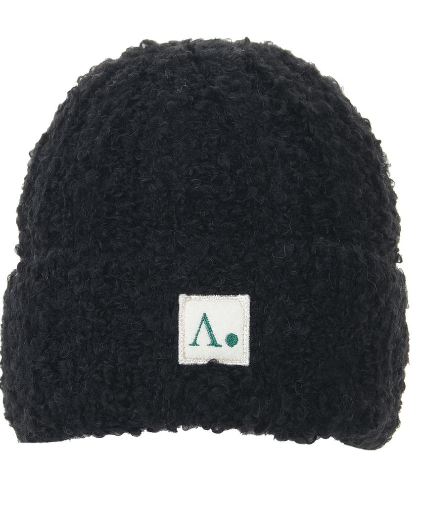 THE-ABON Soft Curly Beanie Sky Blue