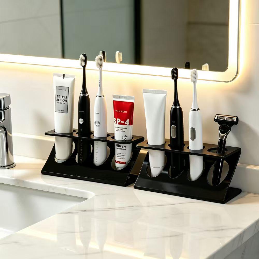 High-End Electric Toothbrush and Toothpaste Bathroom Stand