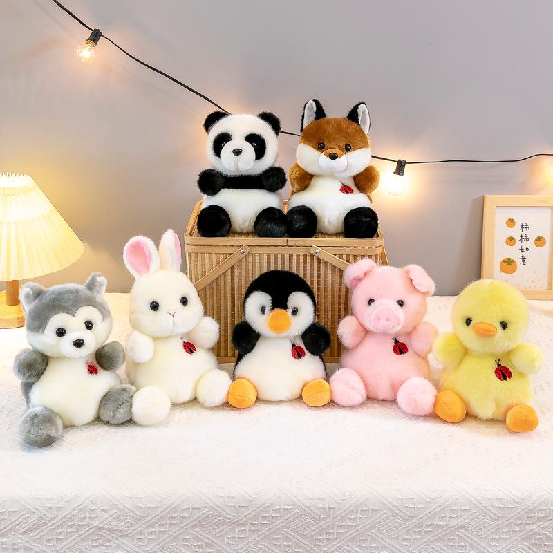 Animal Plush Toy Pig Rabbit Husky Children's Birthday Gift Grab Machine Doll Doll Souvenir