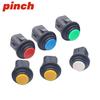 14MM Round Waterproof Snap-in Switch, 2-Pin, Normally Open, Self-Reset, Self-Locking Button
