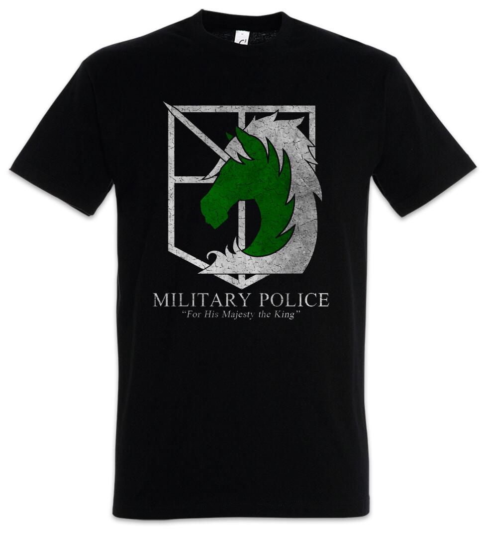 

Military Police Logo T-Shirt Mens Womens Tees Top Attack On Logo Symbol Titan Sign Series S