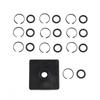 Wrench Retaining Ring Clip Set with O Rings Compatible with Pneumatic Use