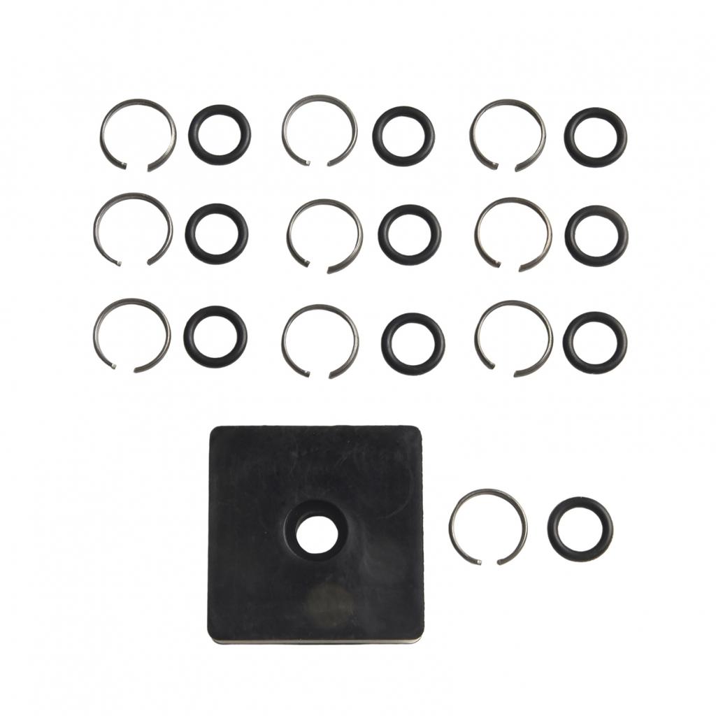 Wrench Retaining Ring Clip Set with O Rings Compatible with Pneumatic Use