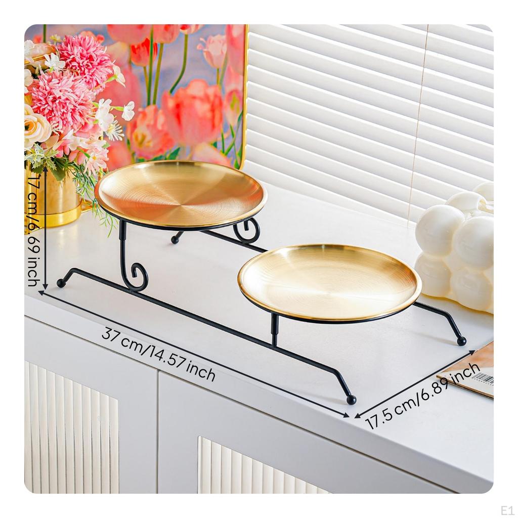 MultiTier Serving Stand Decorative Tiered Dessert Server Modern Design Display Rack for