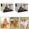 Copertura Antipioggia per Gabbia da Cane Copertura per Gabbia Metallica per Animali Domestici con Chiusura Aperta Tessuto Oxford Copertura Impermeabile per Gabbia da Viaggio per Cani