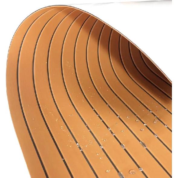 2400*300*5mm EVA Foam Boat Decking Sheet Mat Yacht Motorboat Anti Slip Vehicle Self-adhesive Marine Faux Teak Deck Flooring Pad