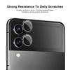 Luxury High-end Metal Ring HD Camera Lens Film for Samsung Galaxy Z Flip 7 6 5 4 3 Anti-scratch Tempered Glass Lens Protect Case