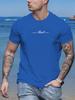 Unisexs Reset Pattern Summer Casual RoundNeck ShortSleeve TShirt Fashionable Versatile Daily Wear TShirt Breathable