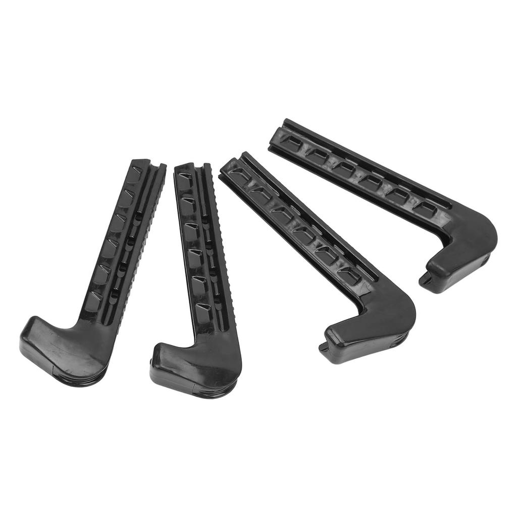 2 Pairs Skate Guards Portable Ice Skate Blade Covers Adjustable Ice Skate Blade Protector for Hockey Skates Figure Skates Ice Skates Black
