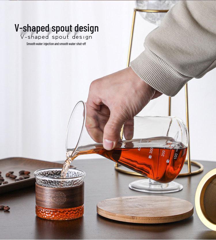 Macchina per Caffè Drip Freddo: Caraffa per Cold Brew e Filtro a Goccia Manuale per Uso Domestico