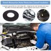 Keenso Felt Tape Automotive, Multipurpose Car Wiring Harness Self Adhesive Anti Squeak Rattle Tape Dash, Black (9mm × 25m)