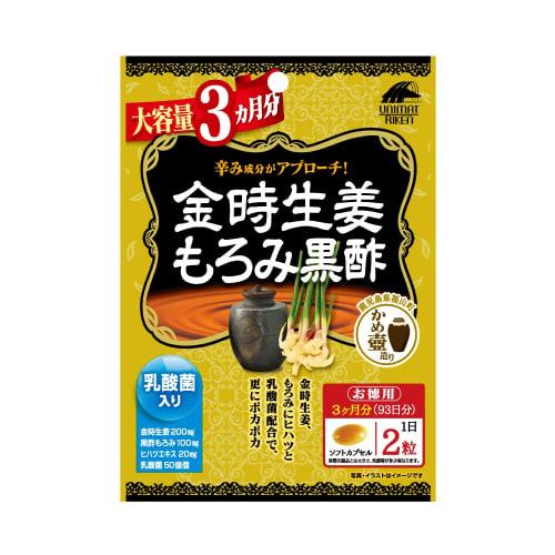

Unimat Riken Kintoki Ginger Moromi Black Vinegar, Large 3-Month Supply, 101.37g (545mg x 186 Tablets)