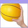 Conjunto de Bolas Elásticas de Material PVC para Jogo Interativo Interno e Externo Basquete Pequeno de 6 Polegadas