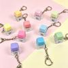 Luminous Macaron Switch Tester Decompression Toy Pendant for Kids