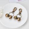 Brass Bells Keychain Charms Vintage Bronze Pet Bells DIY Craft Jewelry Making Accessories 20 Pack