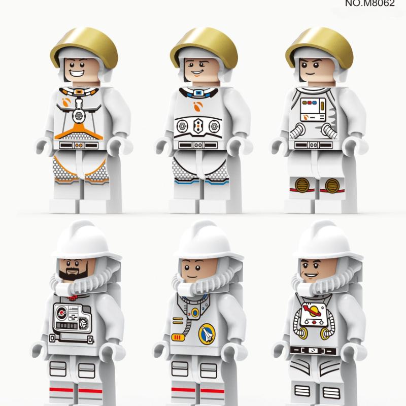 

M8024 M8062 M1814 Космический космонавт Строительный блок Кукла-космонавт Кукла-головоломка Строительный блок Игрушка