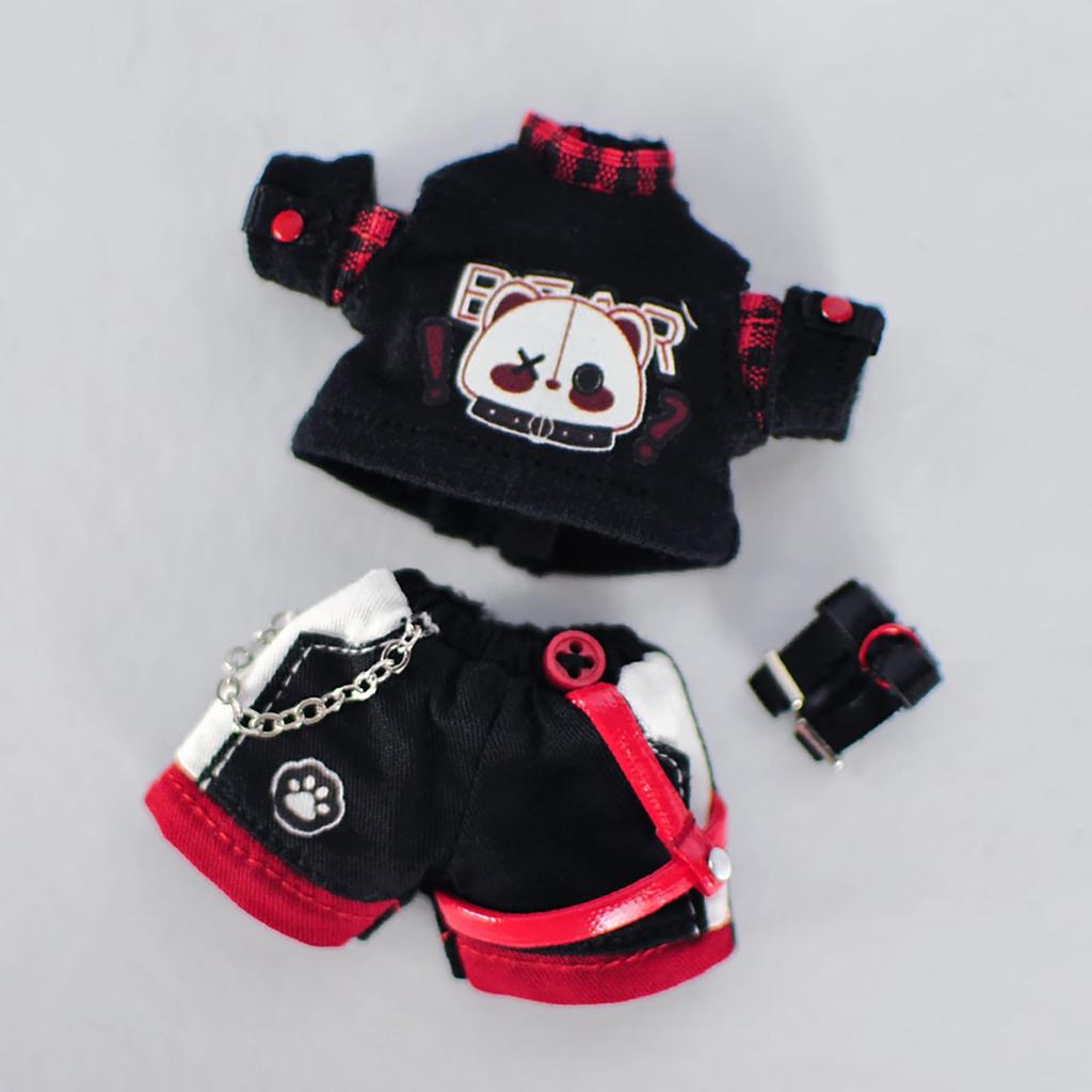 YMY OB11 Clothing Set: Vest, Short-Sleeved Top, Shorts, Skirt, Suit, Hat, Socks, for Obitsu 11 Molly, 112 BJD, GSC UFdoll, YMY Body Accessories