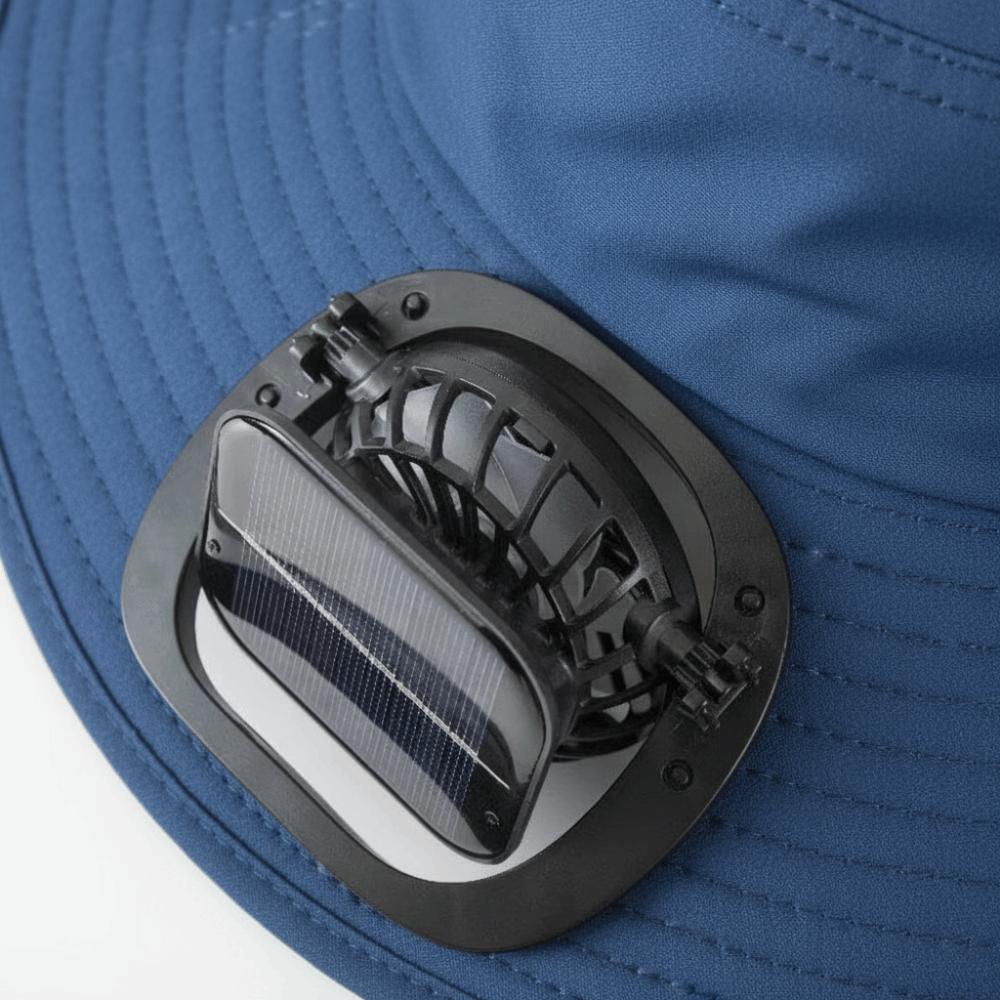 Lightweight Cooling Fan Portable Mini Hat Fan Unisex Solar Powered Fan  Outdoor