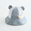 Cute 3D Little Bear Fisherman Hat - Windproof, Sun Protection, Versatile Mesh for Outdoors