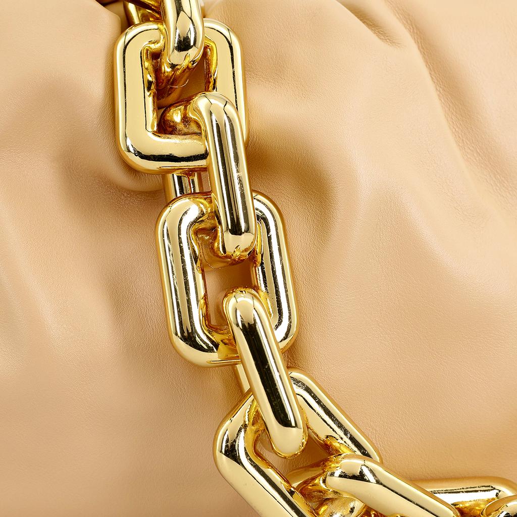 Bottega Veneta Die Kettentasche Mandel/Gold Damen Taschen Tan 620230-VCP40-2700