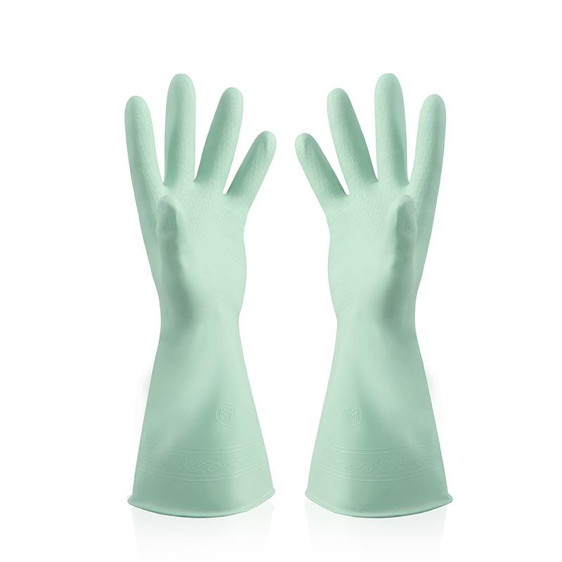 Household Dishwashing Gloves Kitchen Brushing Dishes Washing Clothes Washing Vegetables Hand-cleaning and Durable Plastic Gloves