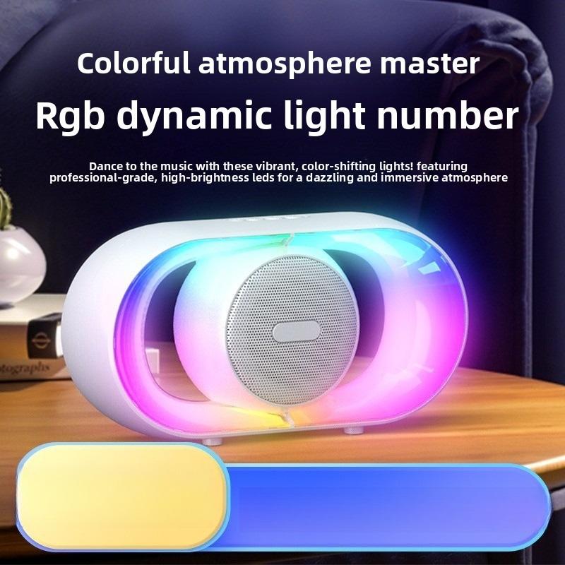 Outdoor Camping Desktop Atmosphere Night Light Bluetooth Speaker Portable RGB Light Small Stereo