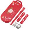 Skater Children's Lunch Box Trio Set Chopsticks Spoon Fork Kids Cutlery Antibacterial Treatment Easy To Open Sliding Type Made In Japan Ghibli Totoro